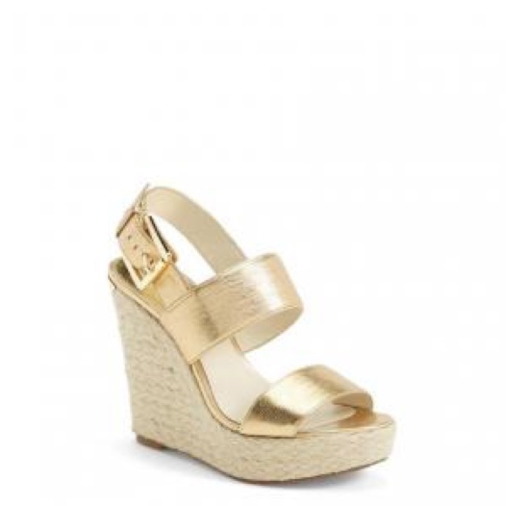 Gold Michael Kors Wedges